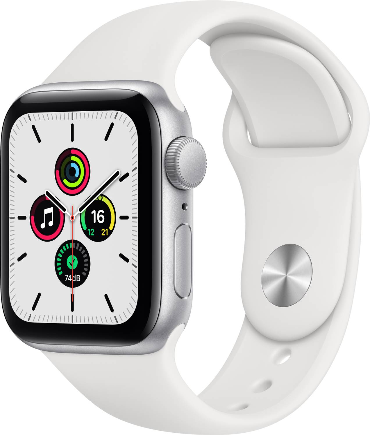 Apple Apple Watch SE (White Strap, Regular)