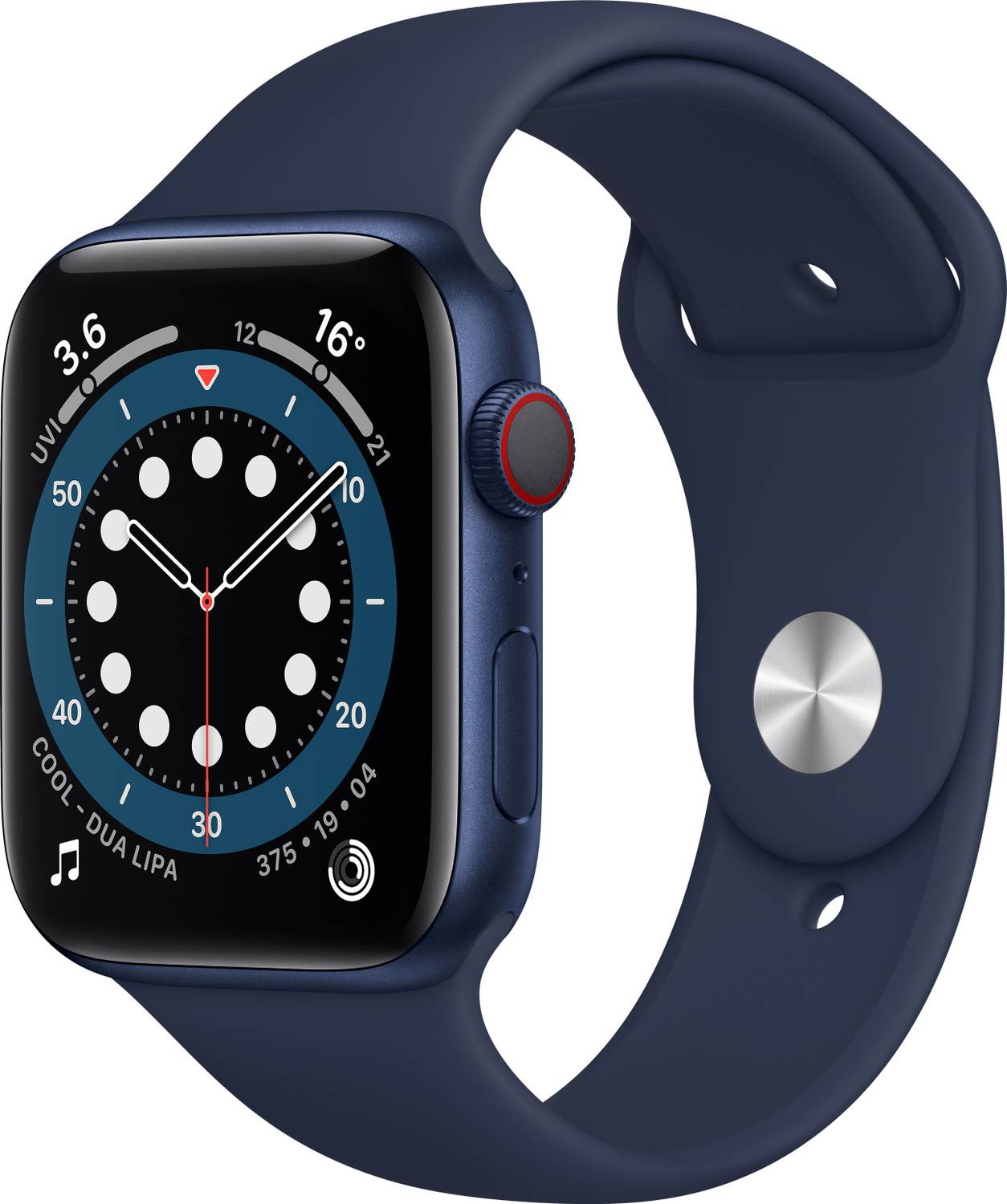 Apple Watch Series 6 GPS + Cellular (Blue Strap, Regular)