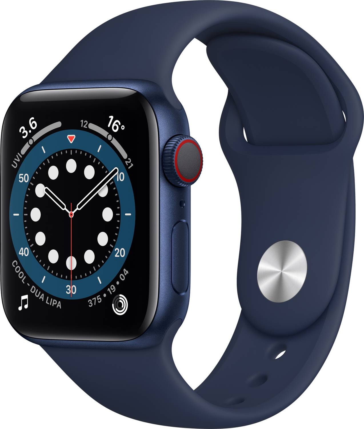 Apple Watch Series 6 GPS + Cellular (Blue Strap, Regular)