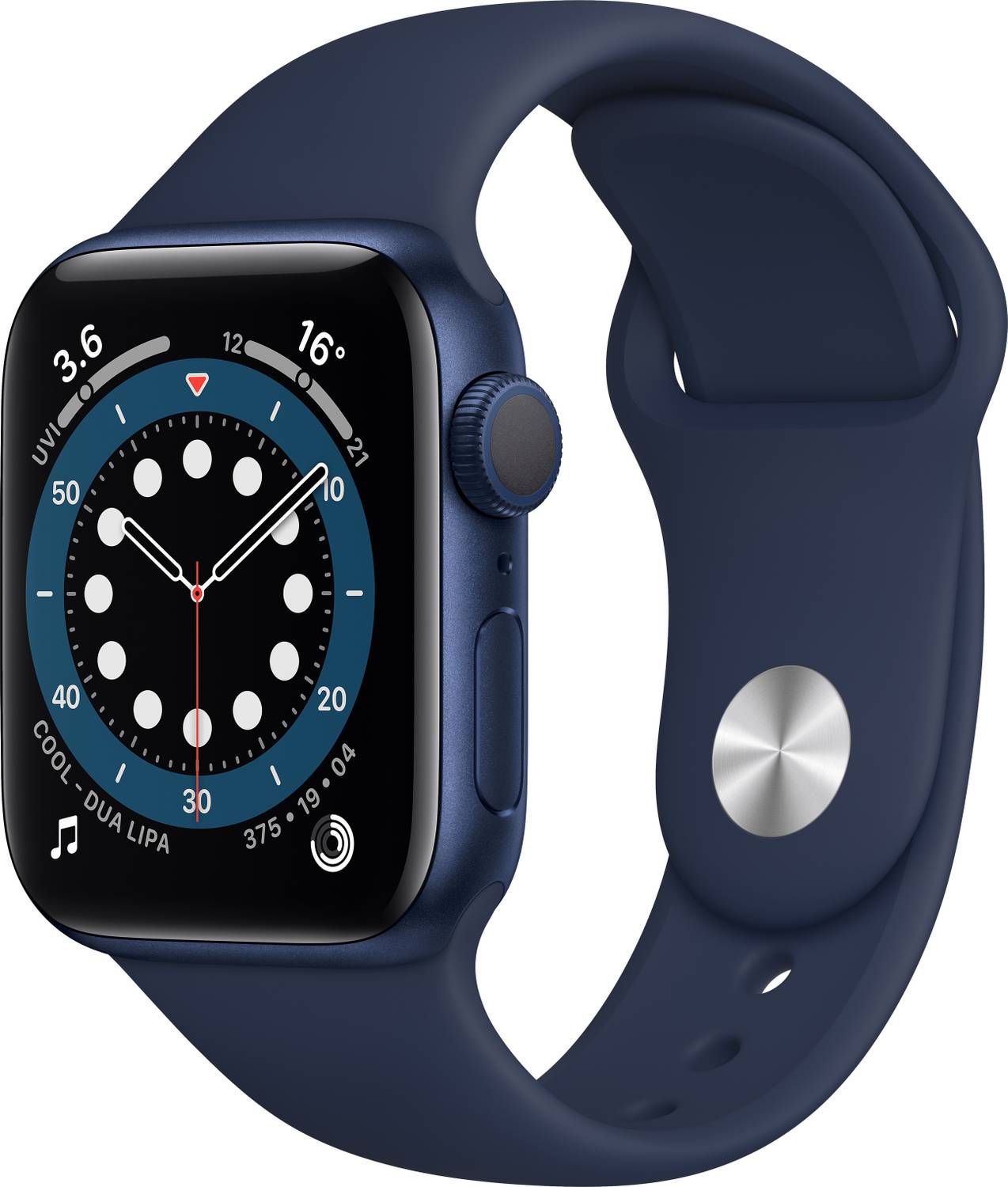 Apple Watch Series 6 GPS (Blue Strap, Regular)
