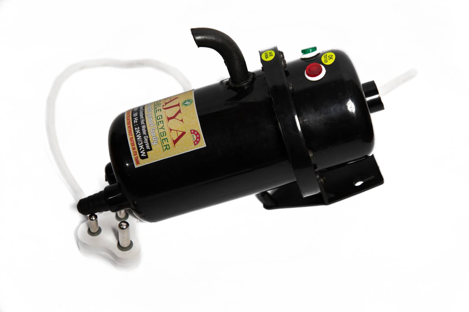 Bajya 1 L Instant Water Geyser (1 L Instant Water Geyser (Geyser instant portable water Heater/Geyser for Home || Office || Restaurants || Labs || Clinics || Saloon || Beauty Parlor, 1 L Instant Water Geyser