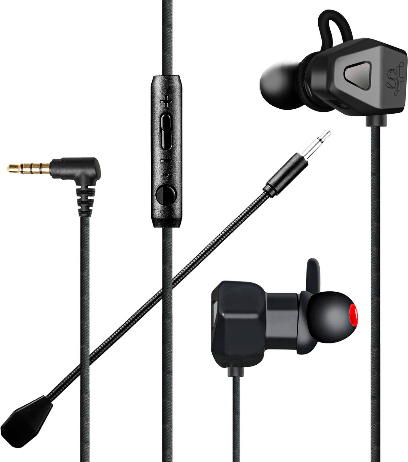Skyfly XBOTGE150 Dual Drivers with Vibration & Carry pouch Wired