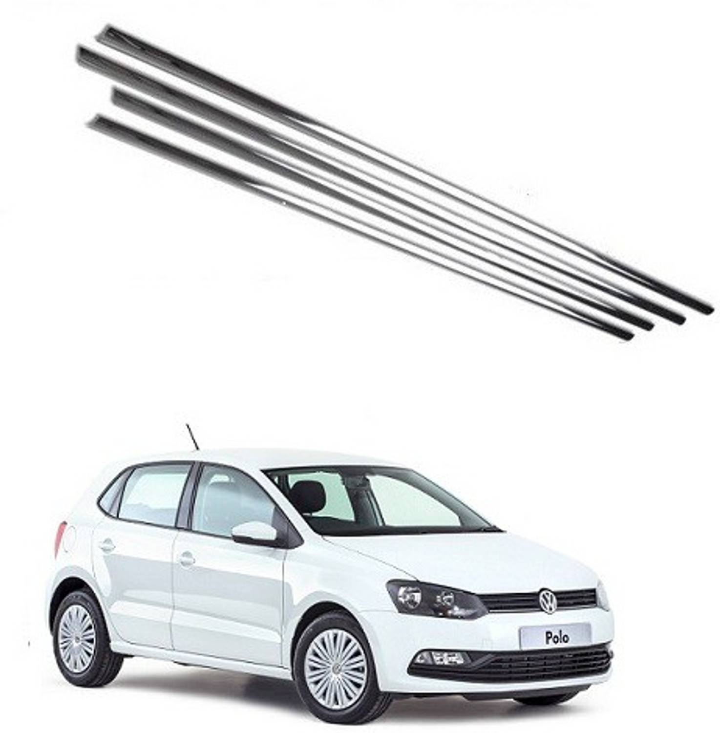 After cars AFTWLG0094 Chrome Volkswagen Polo Side Garnish
