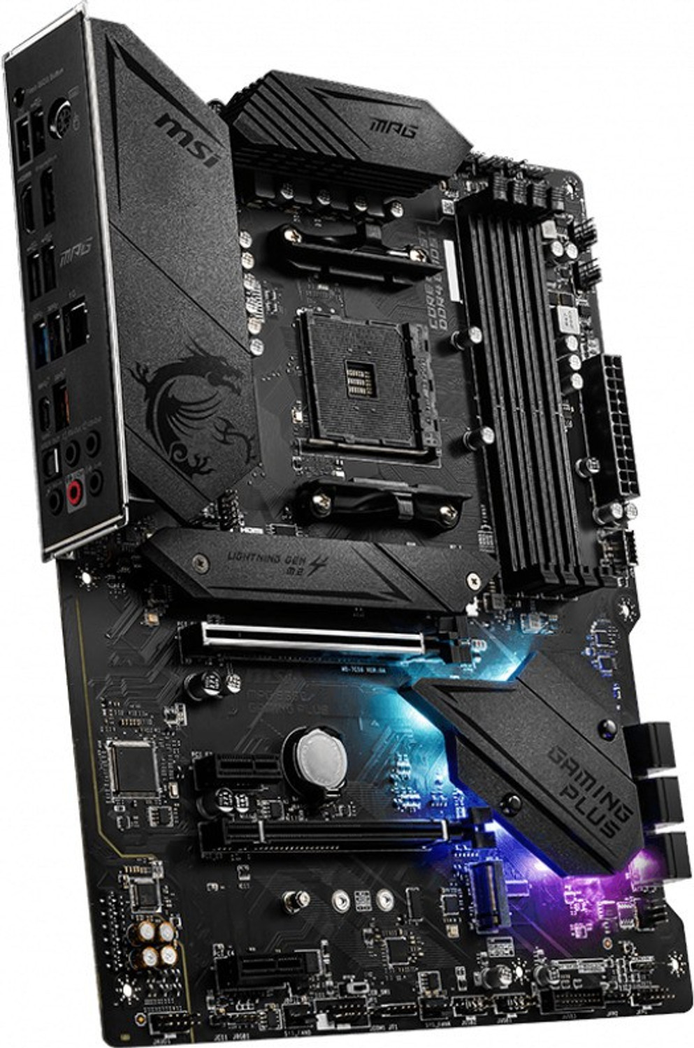 Image of MSI MPG B550 GAMING PLUS ATX AM4 Gaming AM4Socket ATX AMD B450 Chipset DDR4 Motherboard for Desktop