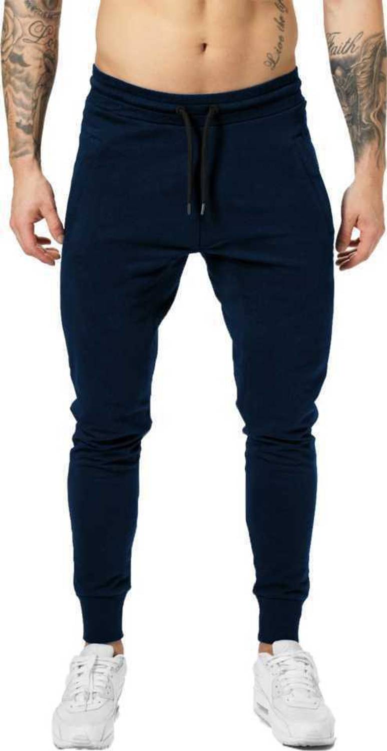WILD KICKER Solid Men Blue Track Pants