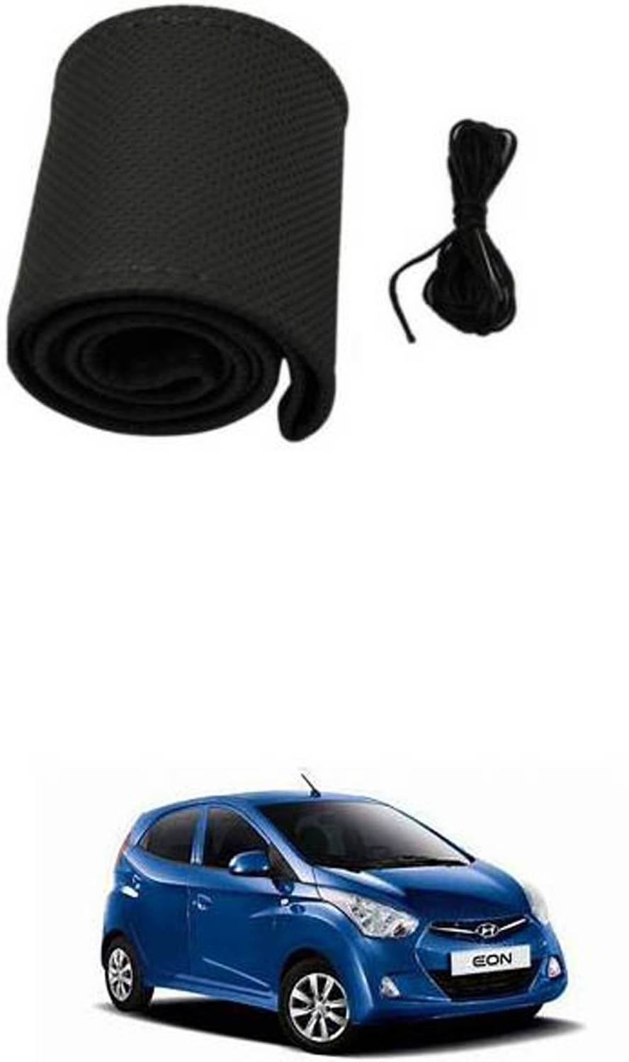 APICAL Hand Stiched Steering Cover For Hyundai Eon