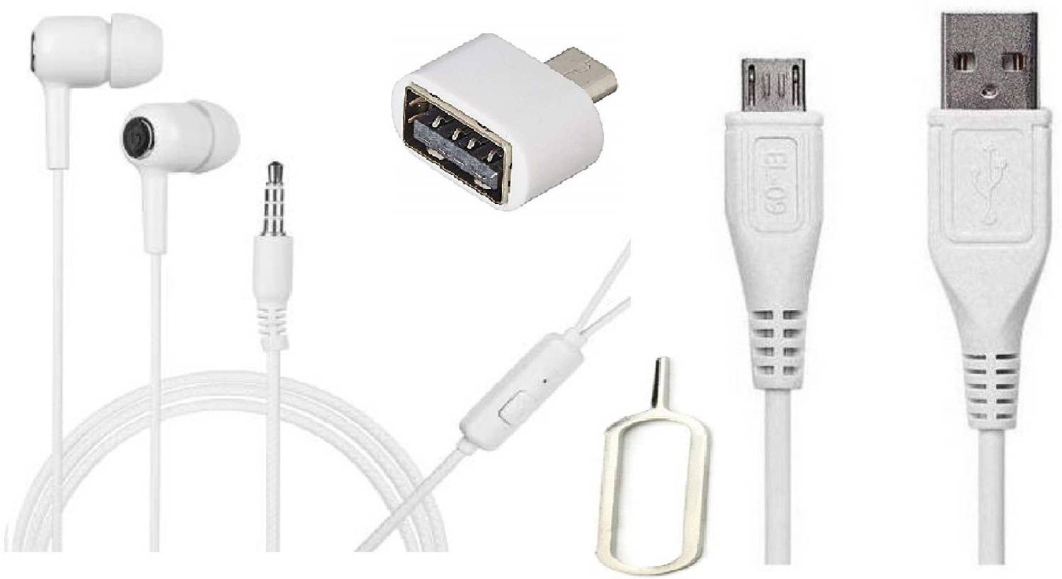 Akway Headphone Accessory Combo for Vivo Y11,Vivo V5 Plus, Vivo V3, Vivo V7, V7+, V9, V9 Youth, Vivo Y69, Vivo V5, Vivo V1, Vivo V1 max Vivo V3 max, Vivo V5s, Vivo Y53, Vivo Y21, Vivo V3, Vivo Y15, Vivo Y31L