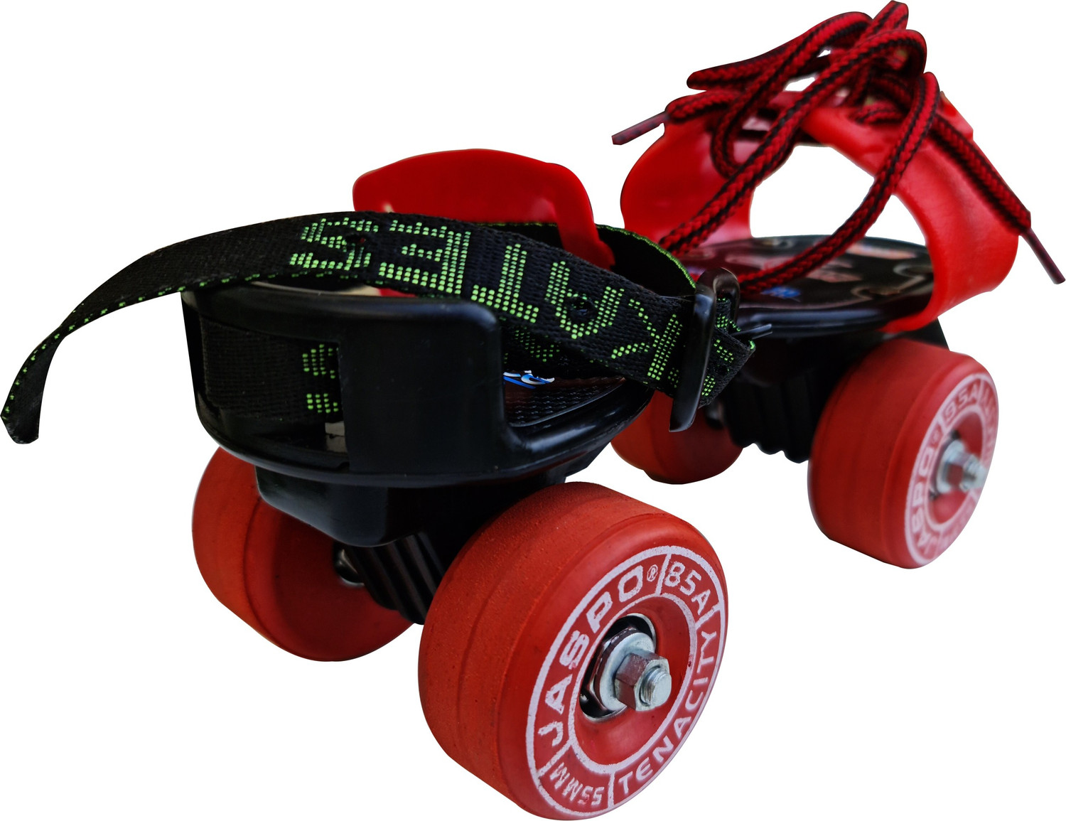 Image of Jaspo Tenacity Lite Rubber Wheel Adjustable Quad Roller Skate (6-14 years) Quad Roller Kids Size 1 UK - 8 UK