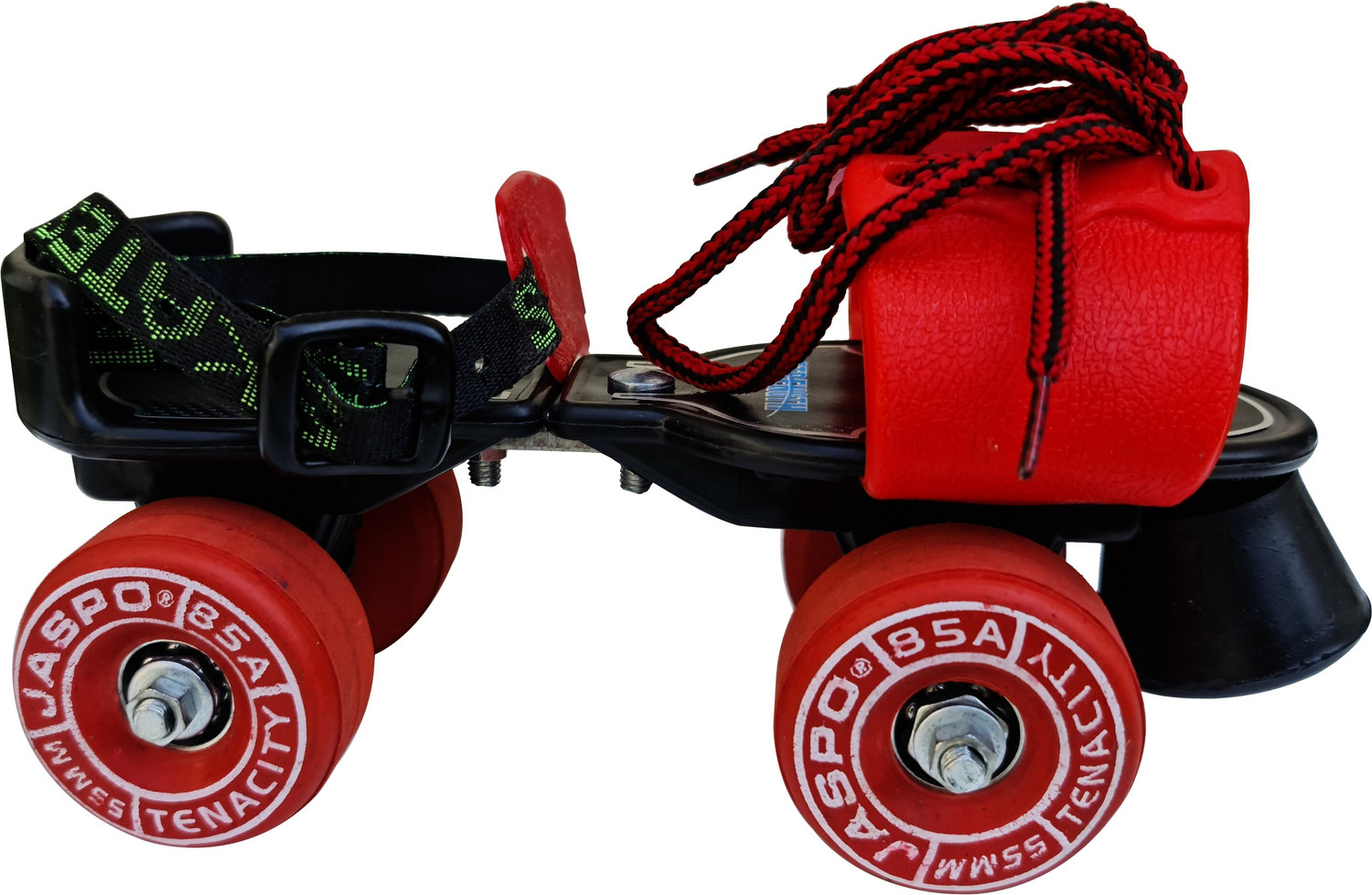 Image of Jaspo Tenacity Lite Rubber Wheel Adjustable Quad Roller Skate (6-14 years) Quad Roller Kids Size 1 UK - 8 UK