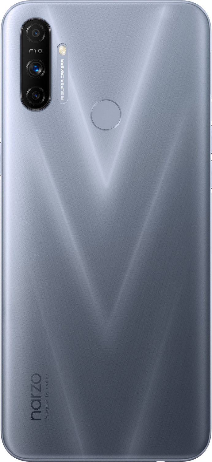 Image of realme Narzo 20A (Glory Silver, 64 GB)