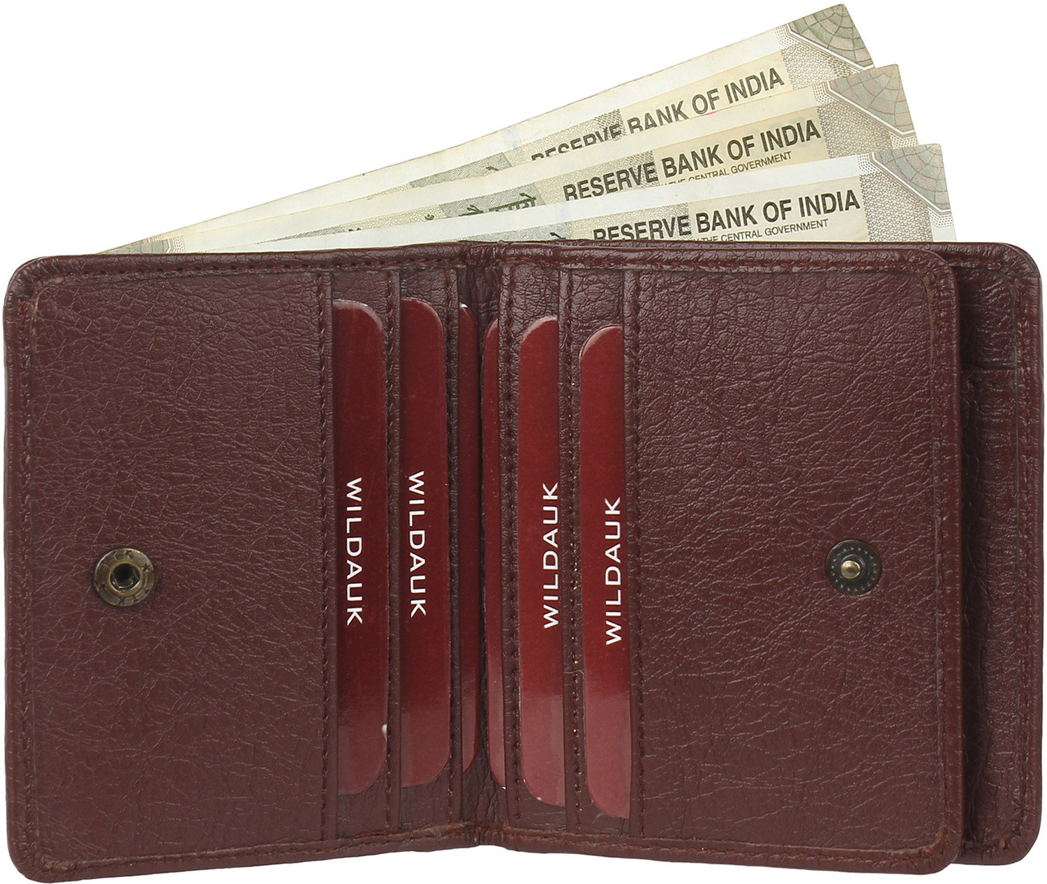 Image of WILDAUK Men Casual, Formal, Travel Brown Artificial Leather Wallet