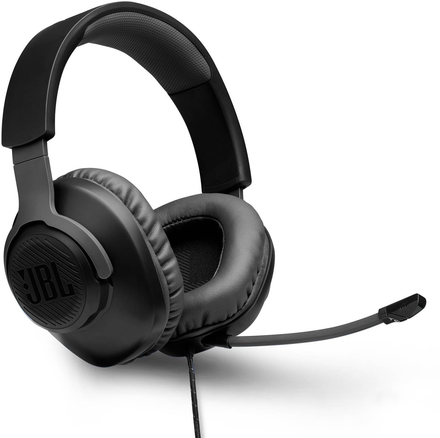 JBL Quantum 100 Wired Gaming Headset (Black, On the Ear)