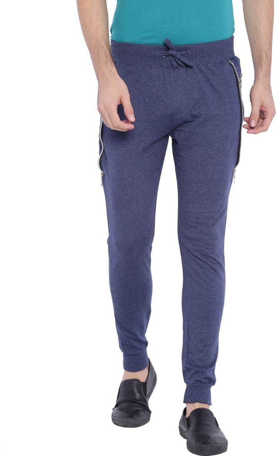 CAHOOT Solid Men Blue Track Pants