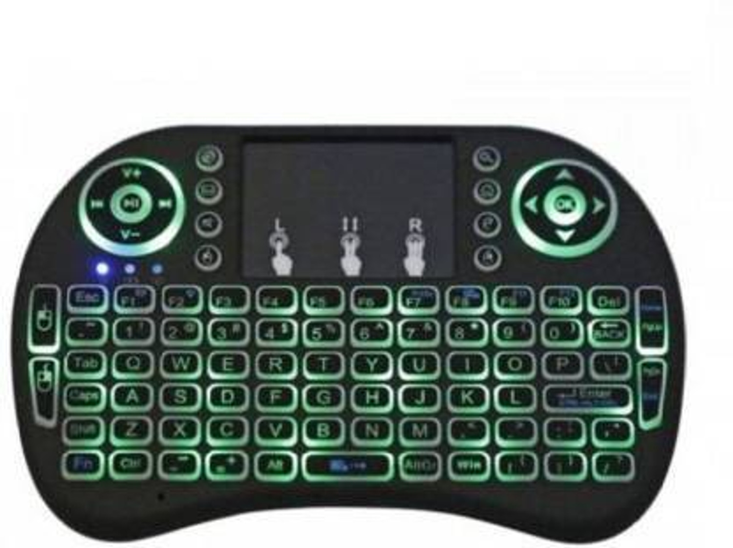 Image of CPEX Mini Wireless Keyboard with Touchpad Mouse Wireless Handheld Laptop Keyboard Compatible with Desktop, Laptop, Mac
