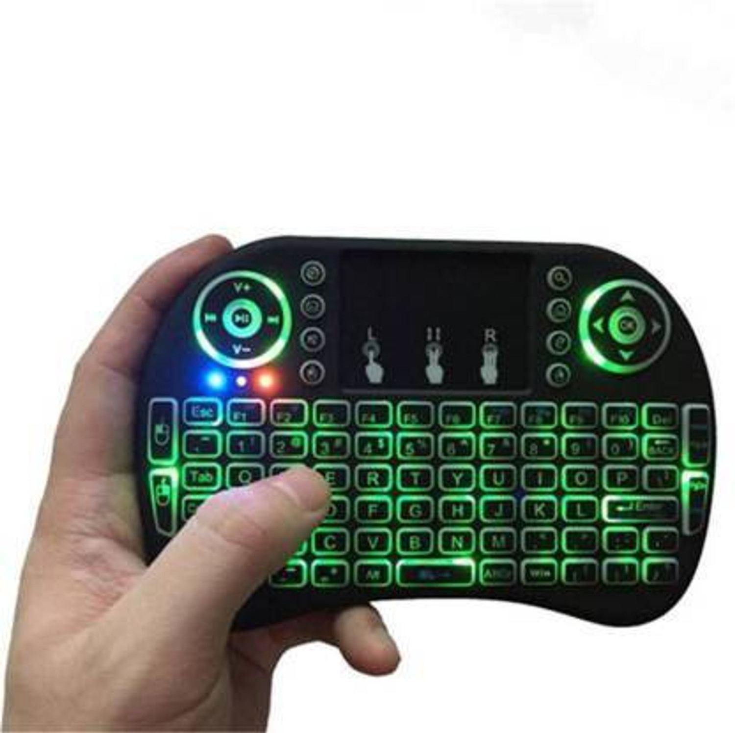 Image of CPEX Mini Wireless Keyboard with Touchpad Mouse Wireless Handheld Laptop Keyboard Compatible with Desktop, Laptop, Mac