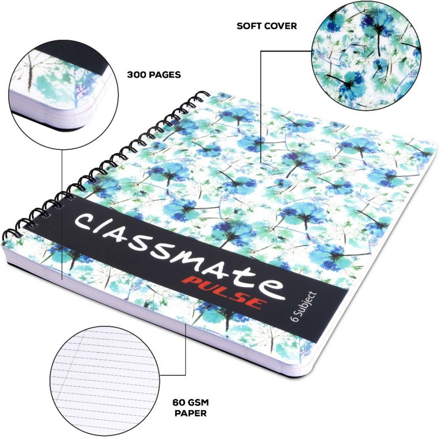 Classmate Pulse Regular Notebook 300 Pages - Image 4