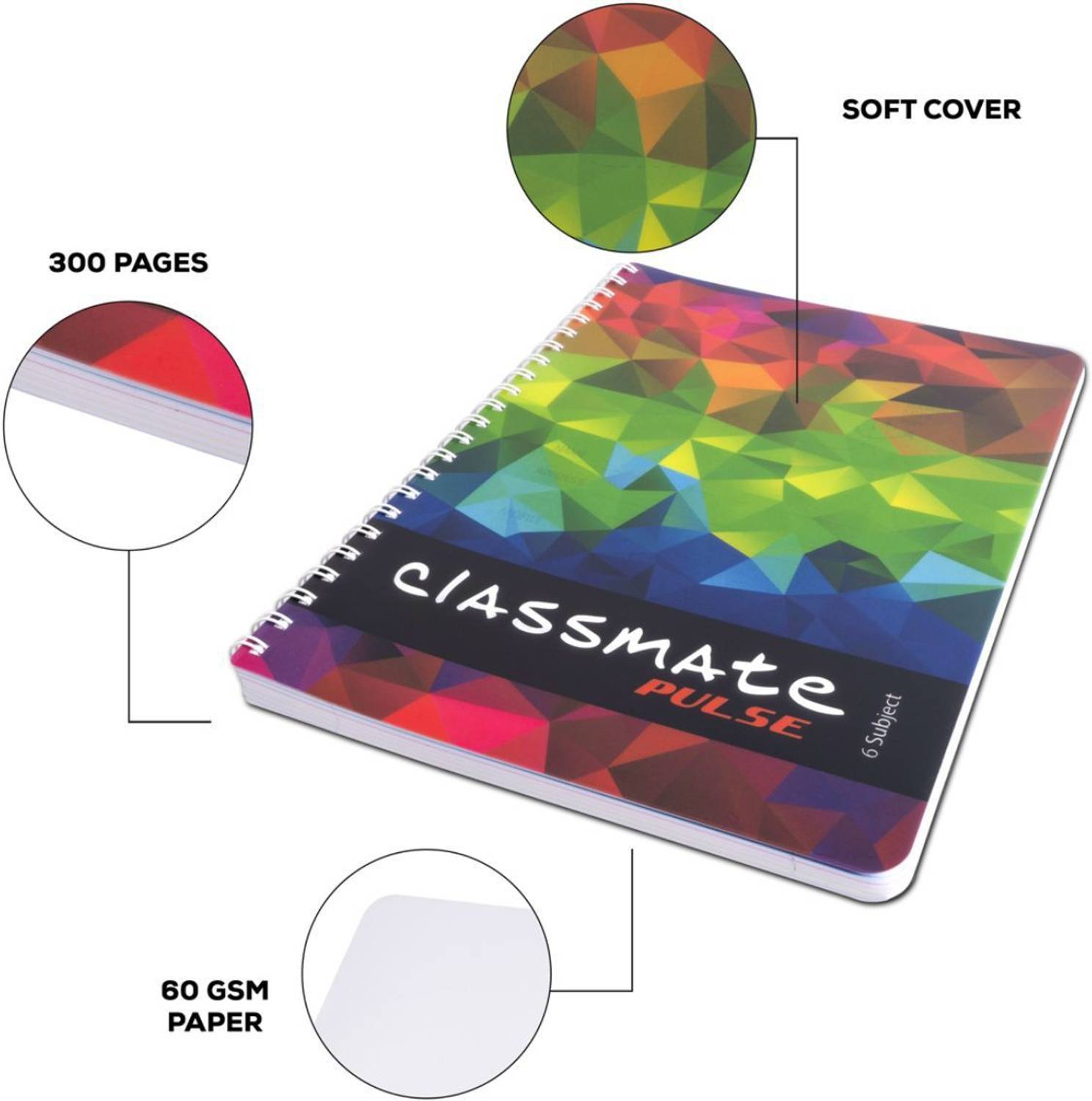 Classmate Pulse A4 Notebook 300 Pages - Image 3