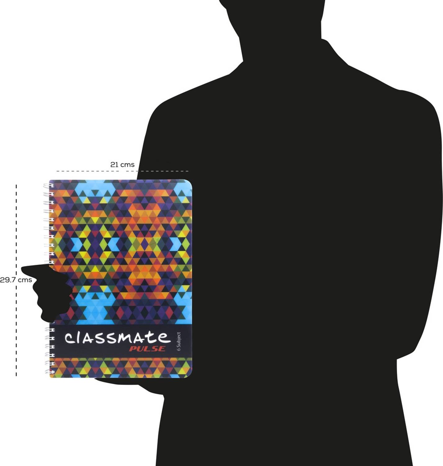 Classmate Pulse A4 Notebook Unruled 300 Pages Multicolor - Image 2