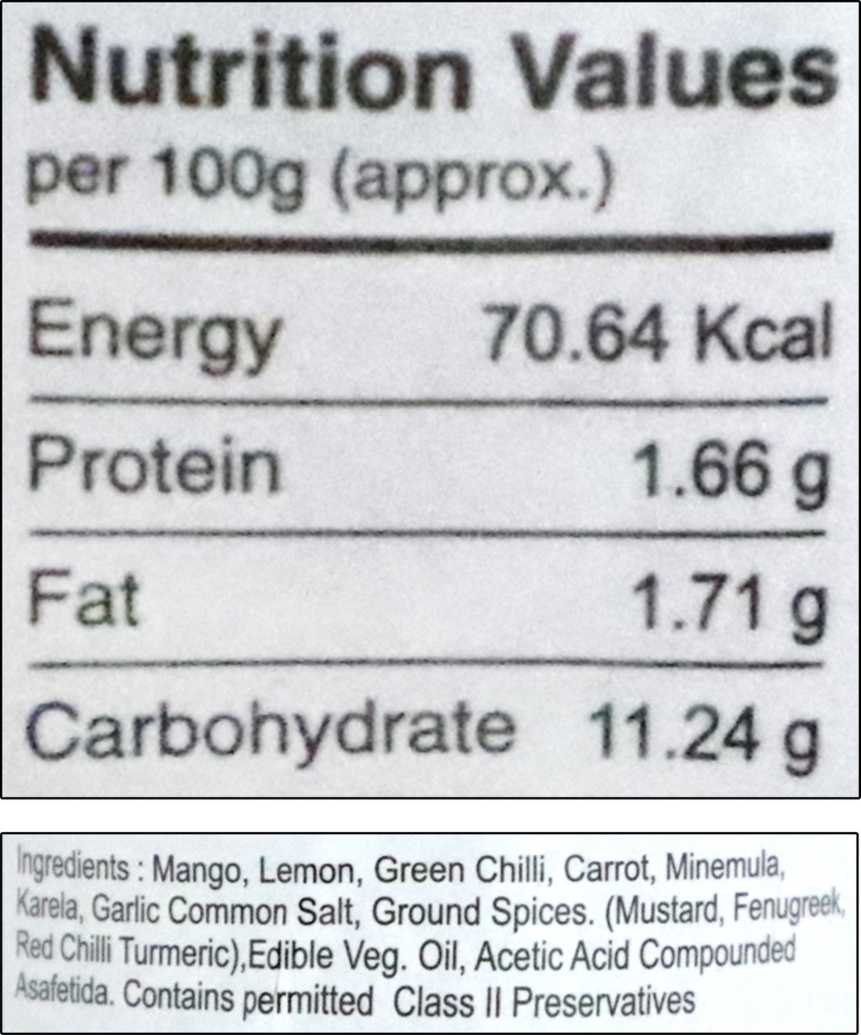 Image of Umadi's Mixed Vegetable Pickle