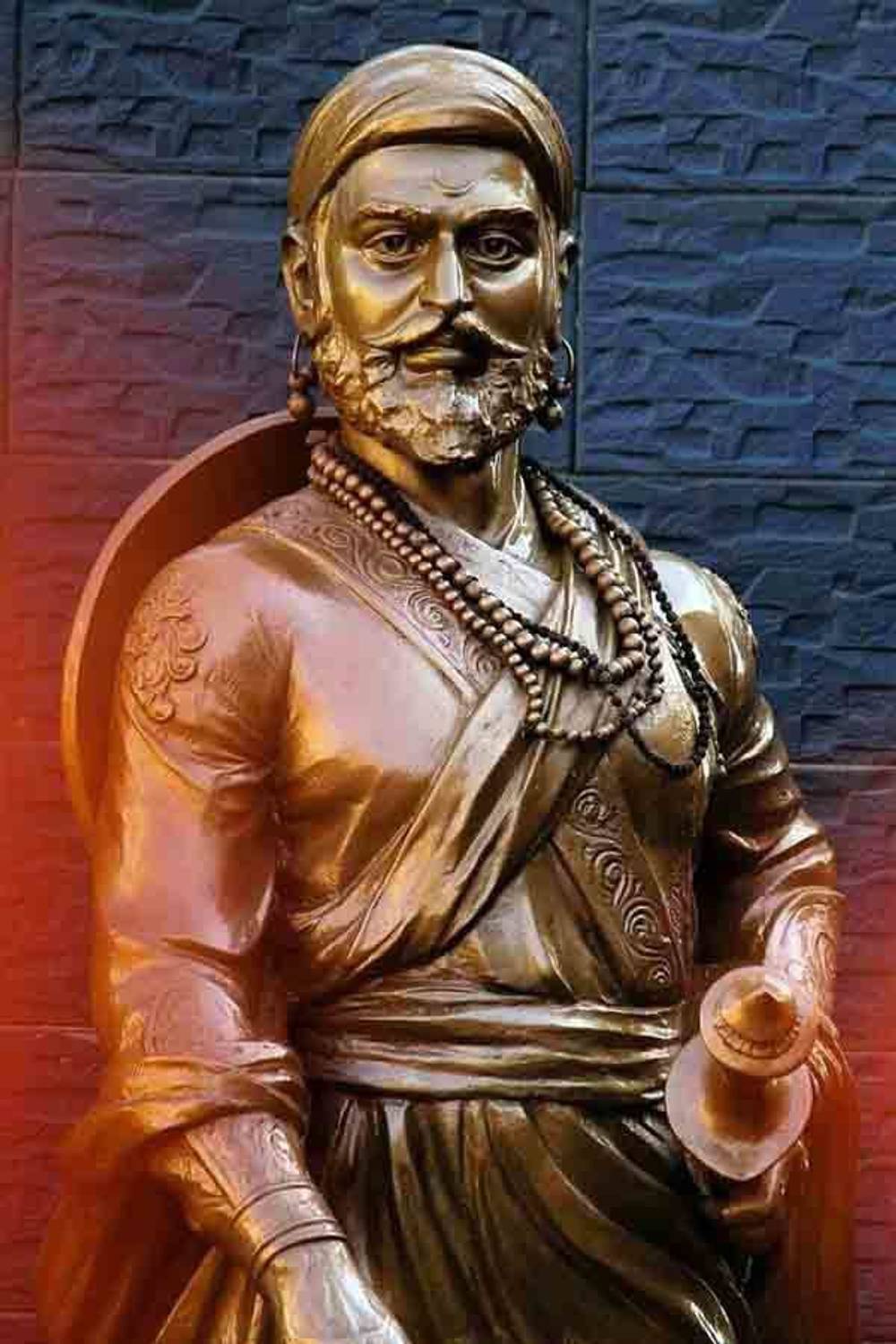 Chhatrapati Shivaji Maharaj Waterproof Vinyl Sticker Poster