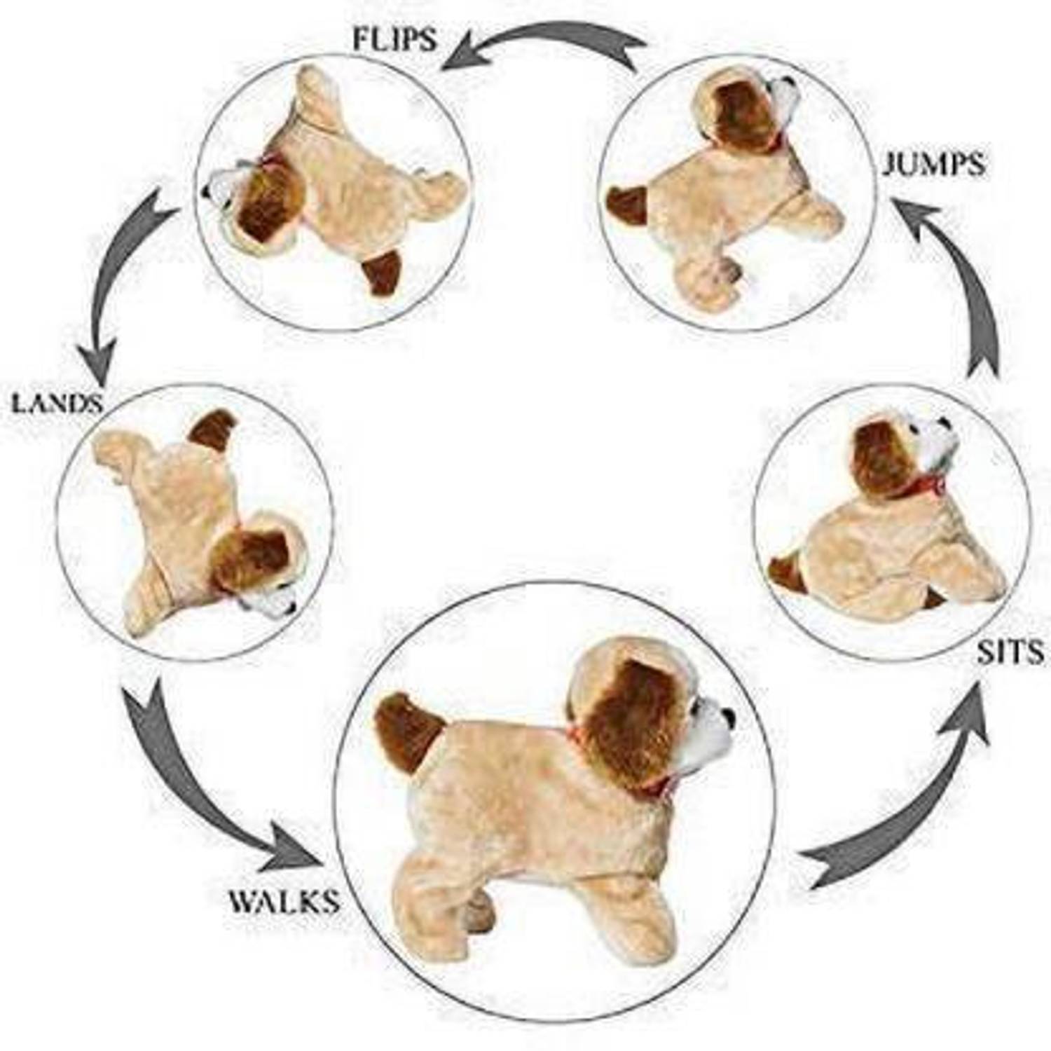 NKZ Walking and Barking Dog Soft Toy Fantastic Puppy Battery