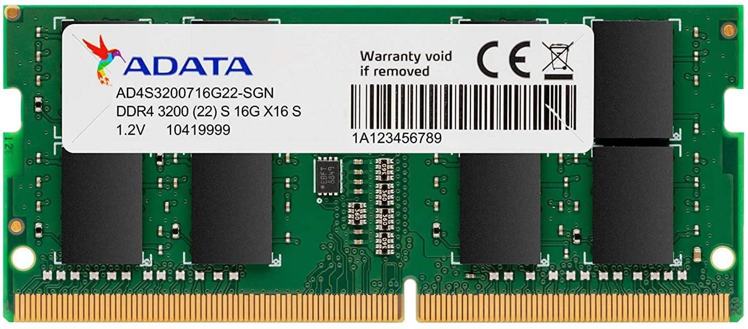 ADATA AD4S320038G22-RGN DDR4 8 GB Laptop DDR4 (8GB DDR4 modules
