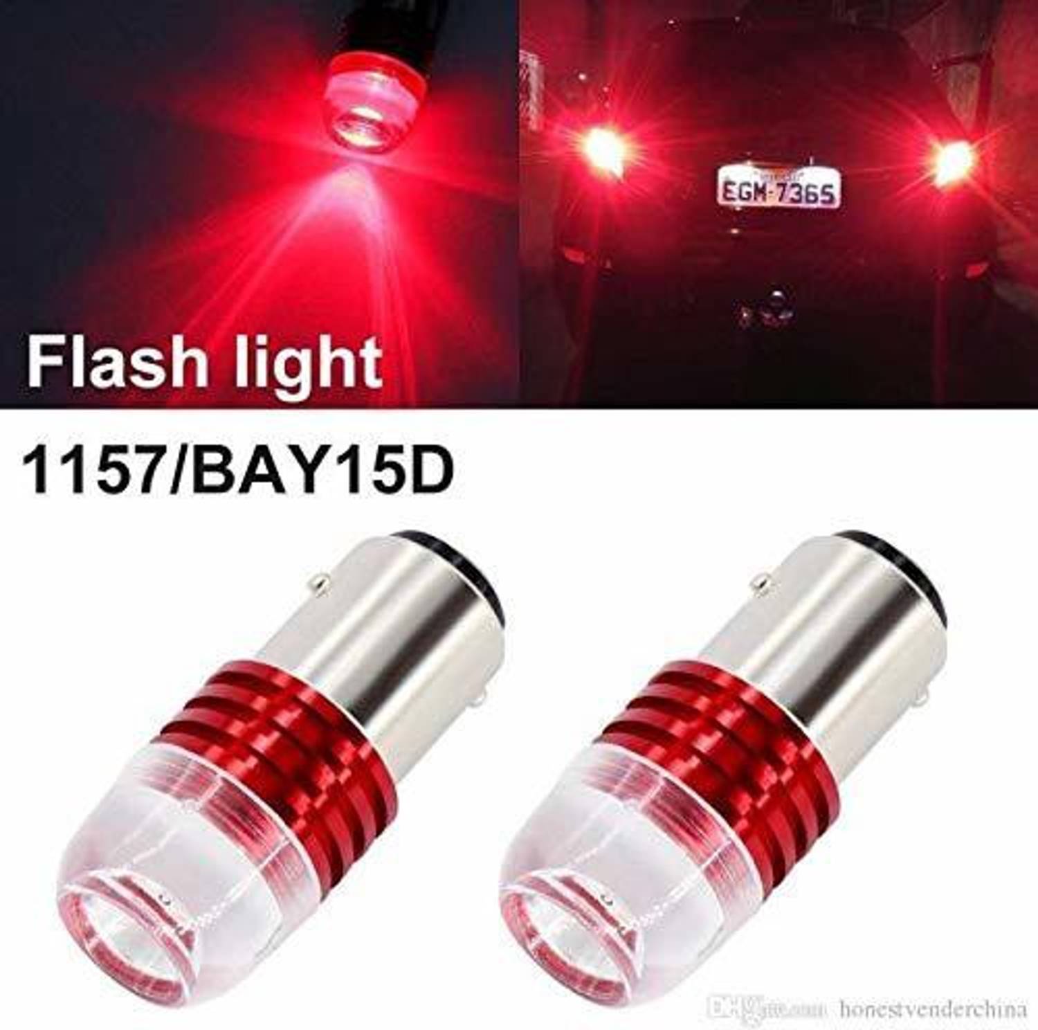 Motopex Universal Bike LED Brake Light 12V 5W - Image 2