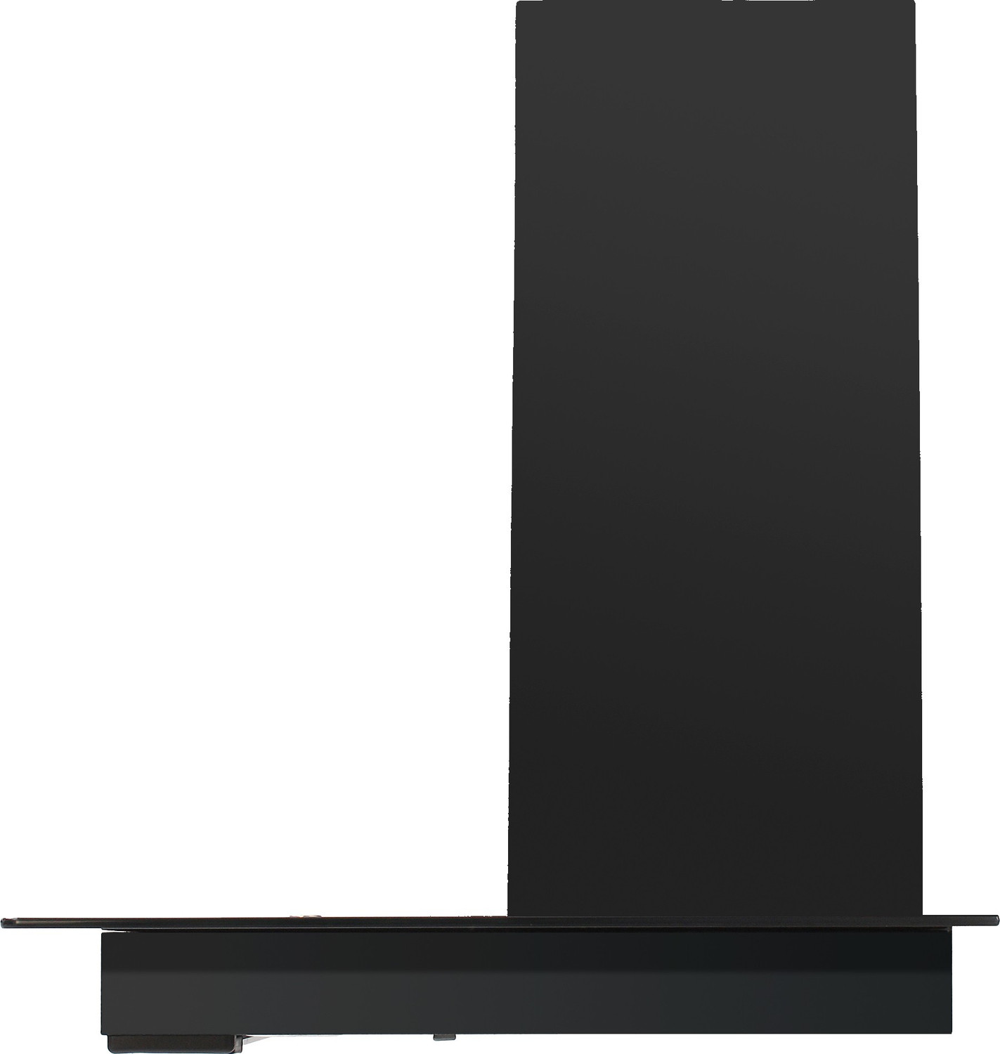 Image of FABER Aerostation 3-in-1 Glamour BK 90 Wall Mounted Black 1000 CMH Chimney