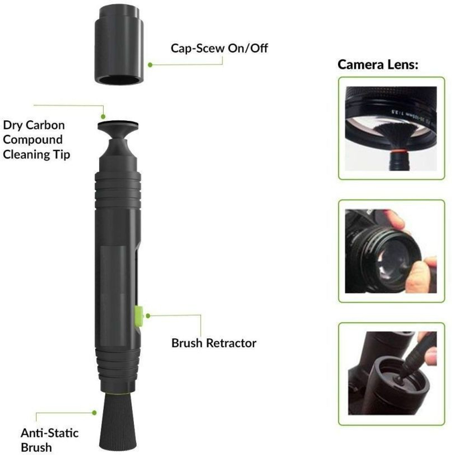 Image of FotoCart Professional Clean Pro 9 in 1 Multi-Purpose Cleaning Kit for Cameras, Lenses, Binoculars, LCD, Laptops, Desktops, Keyboards, etc for Computers, Mobiles, Laptops, Gaming
