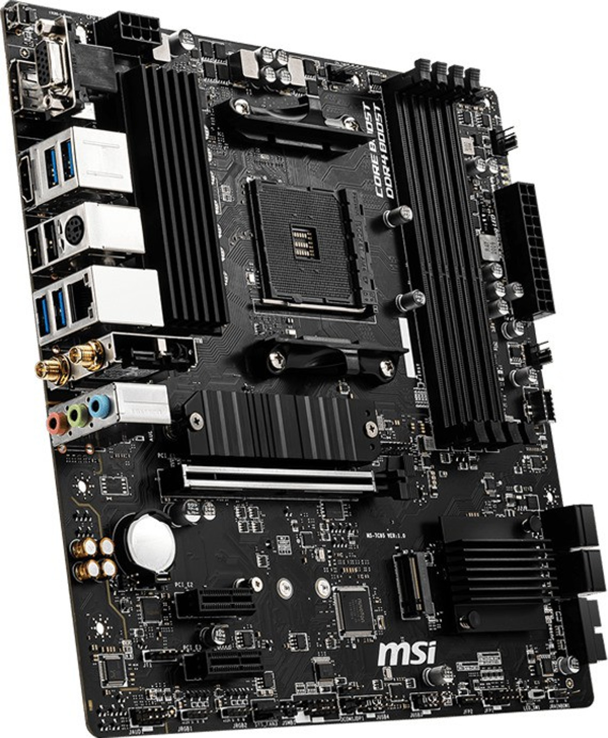 Image of MSI B550M PRO-VDH WIFI AM4Socket Micro-ATX AMD 990X Chipset DDR4 Motherboard for Desktop