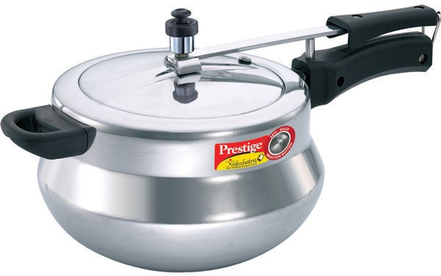 Image of Prestige Nakshatra Plus 5 L Inner Lid Induction Bottom Pressure Cooker