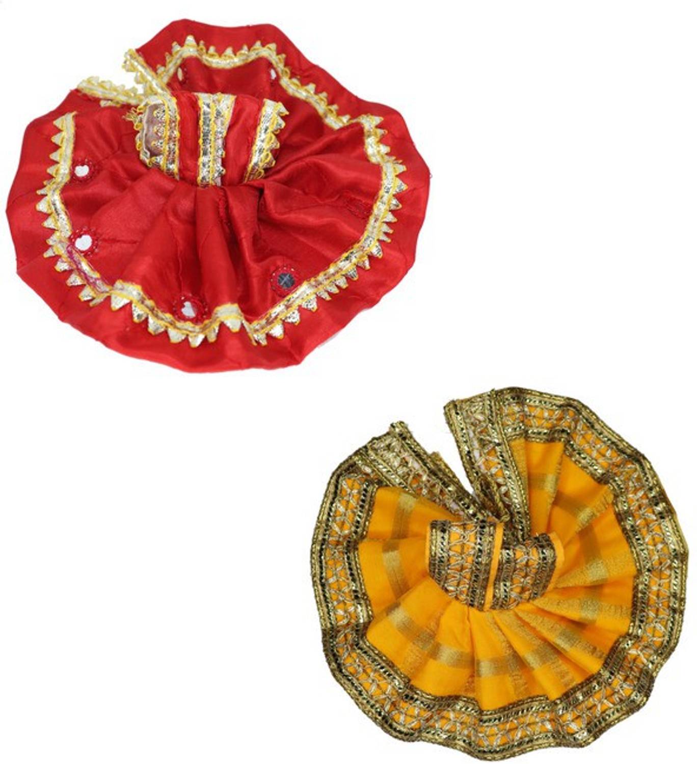 RRR HANDICRAFTS Combo of 2 Stylish Laddu Gopal, Kanha Ji, Bal Gopal dress, Size ( 0 to 2 ) Dress