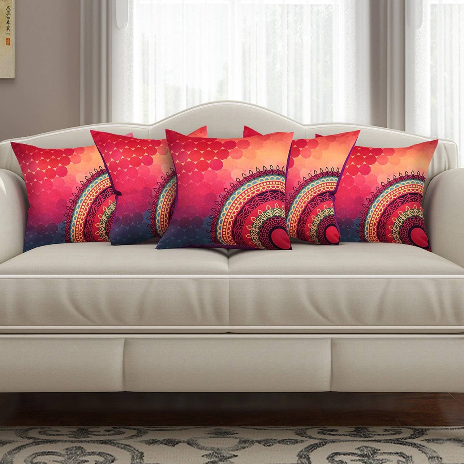 Aaradhna Satin Cushions & Pillows Cover