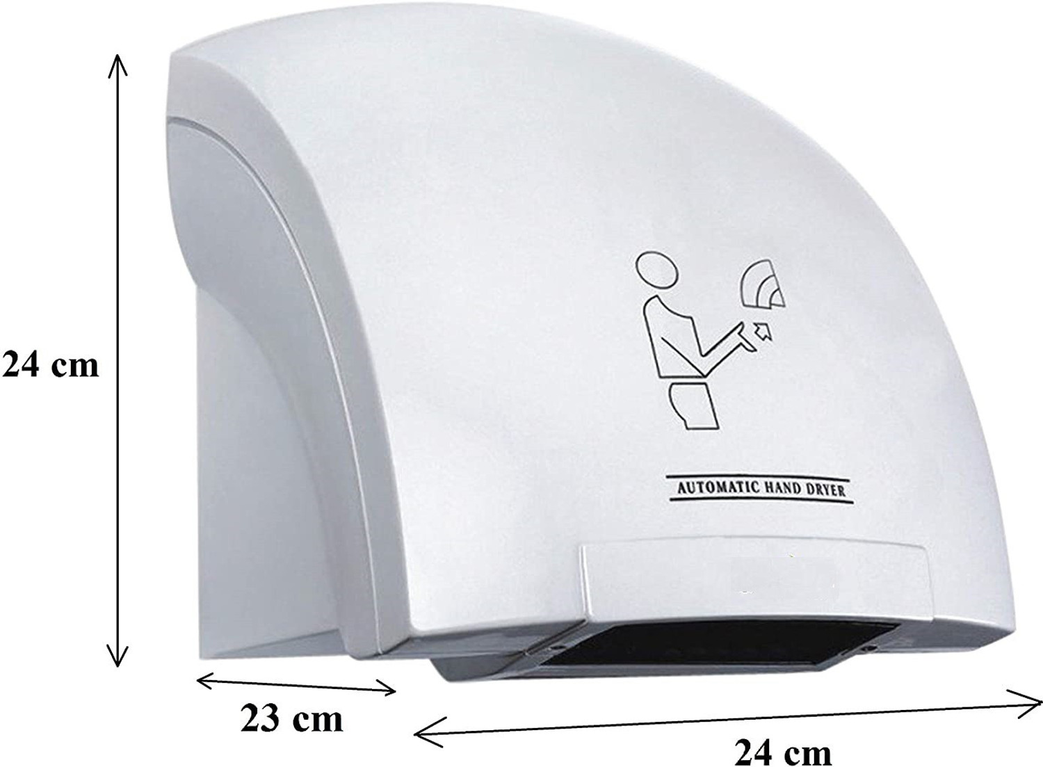 Image of Caisson Automatic Hand Dryer (White, Standard) Hand Dryer Machine