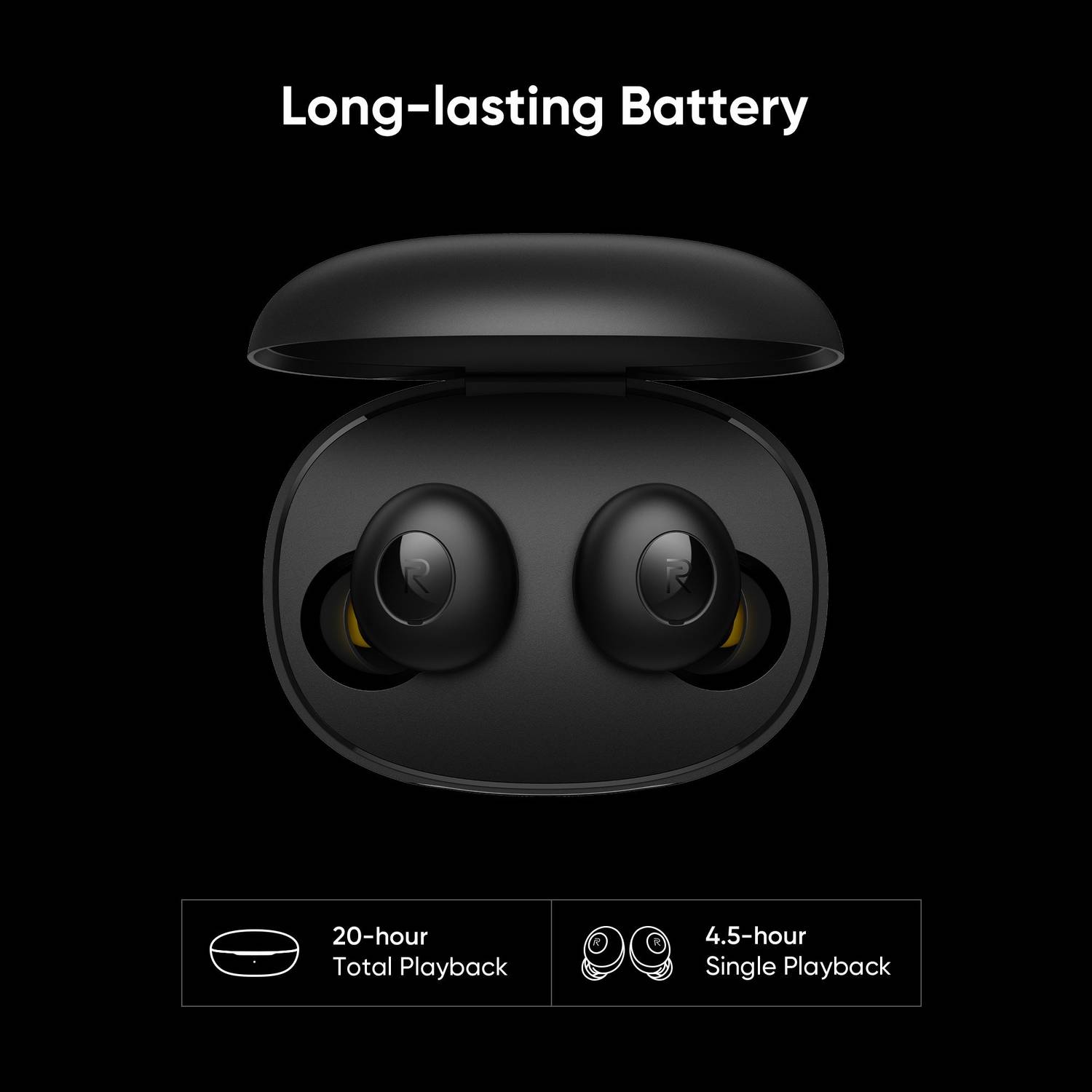 realme Buds Q Bluetooth Earbuds Black - Image 4