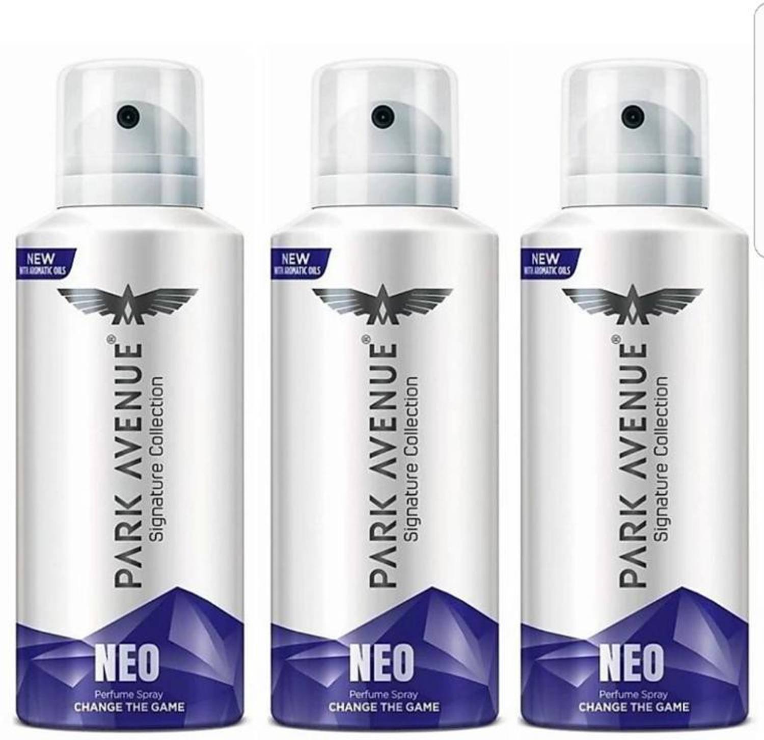 PARK AVENUE Neo 3 Deodorant Spray - For Men & Women (450 ml, Pa