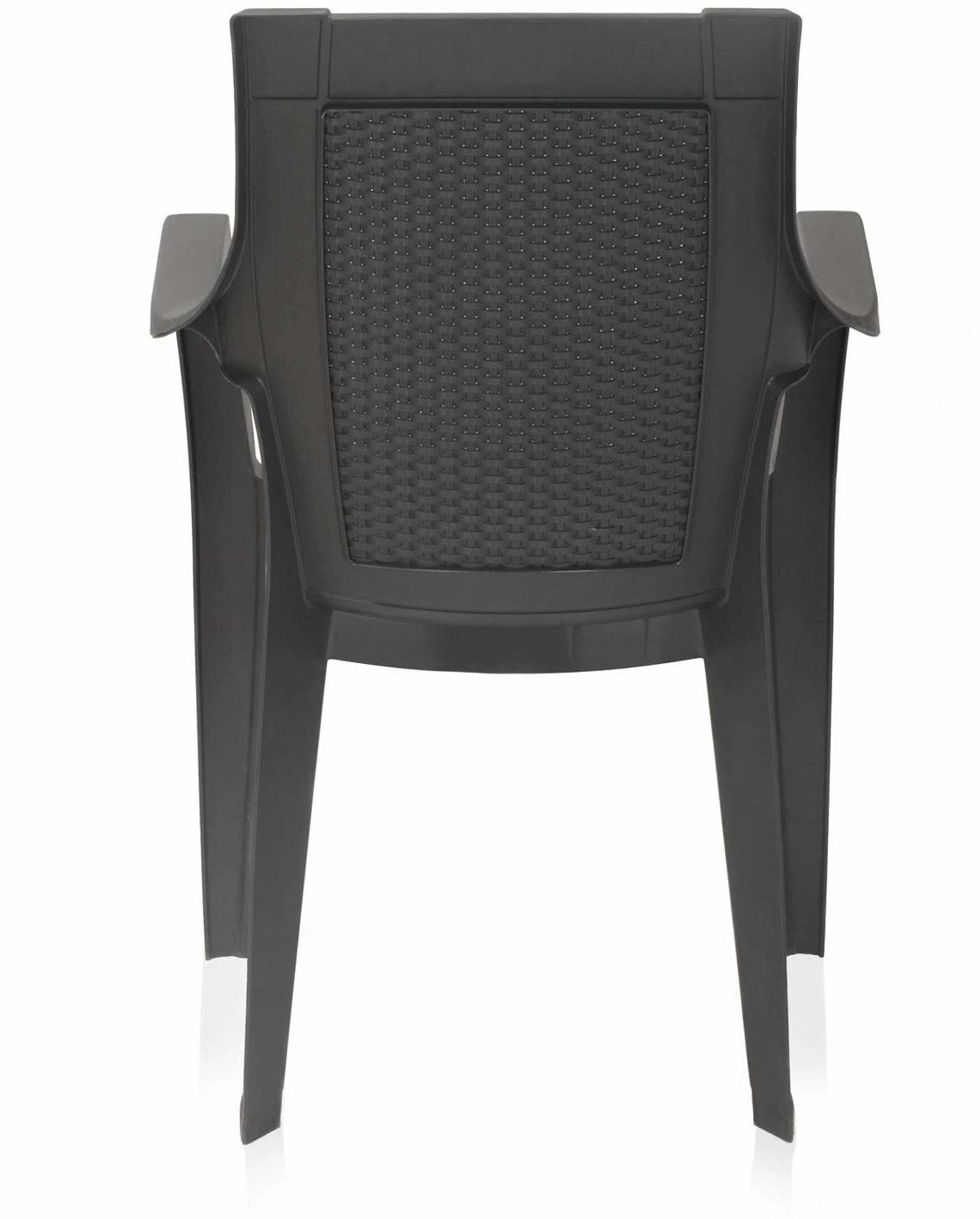 Image of Nilkamal Plastic Premium Mystique /Rosa Chair (Set of 6, ) Plastic Outdoor Chair