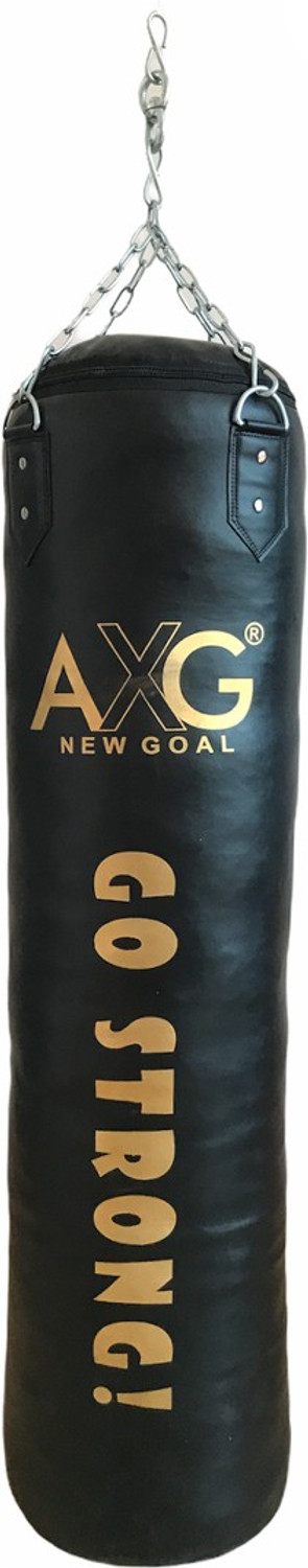Image of AXG NEW GOAL Unfilled Boxing Punching Bag 4 ft With stainless steel chain (Heavy PU Material) Hanging Bag