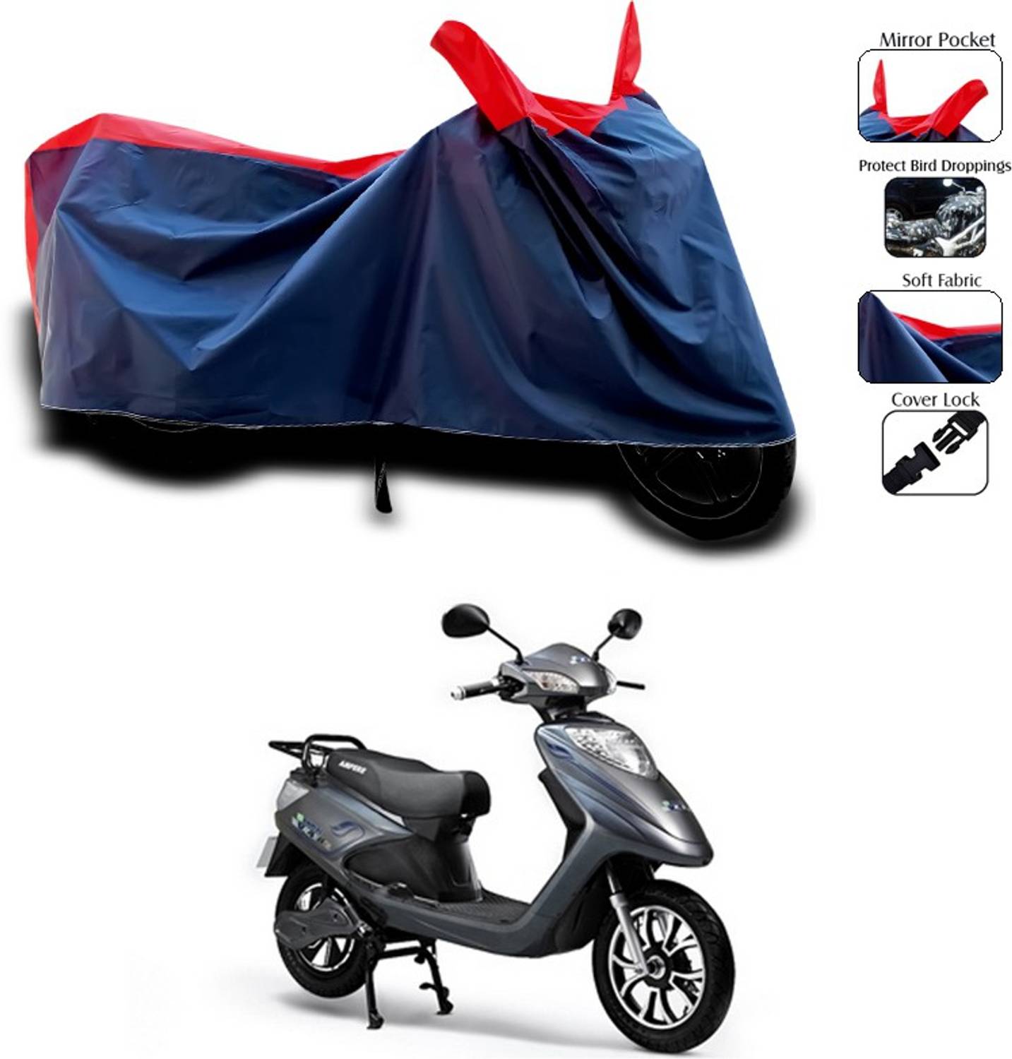 APNEK Waterproof Two Wheeler Cover for Ampere