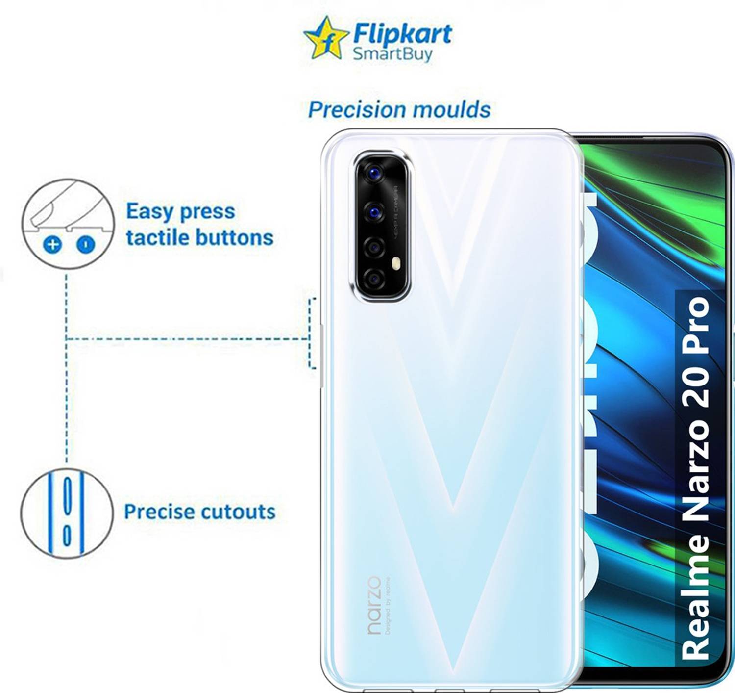 Flipkart SmartBuy Back Cover for Realme Narzo 20 Pro, Realme 7 - Image 4