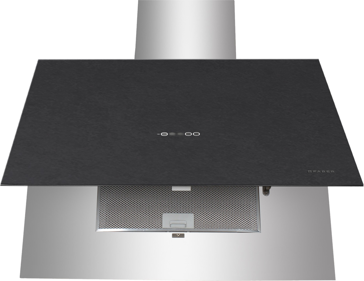 Image of FABER Hood Talika DG Matt A80 Wall Mounted Black 1000 CMH Chimney