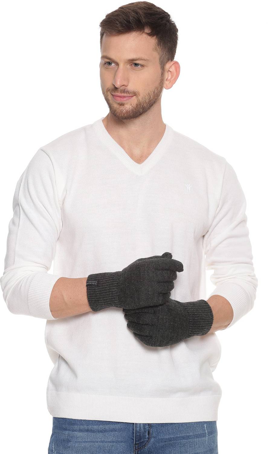 513 Solid Winter Men Gloves