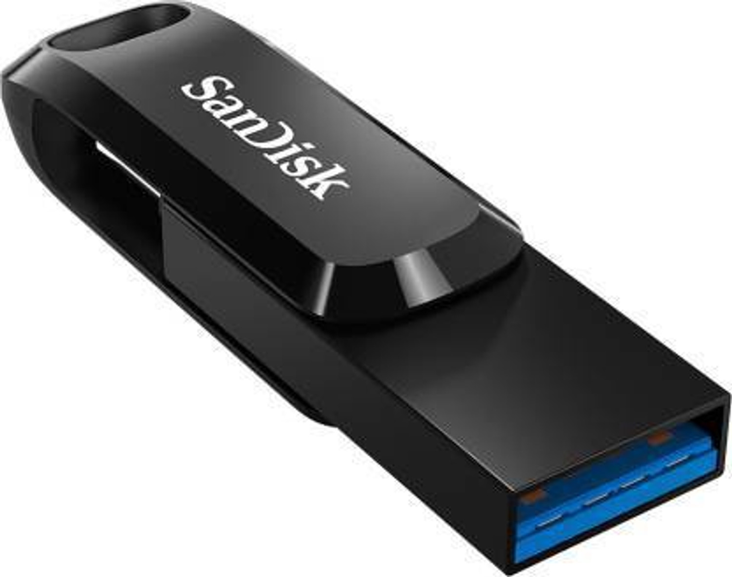 Image of SanDisk SDDDC3 128 GB OTG Drive Compatible with Mobile, Desktop Computer, Laptop USB 3.1 Plastic Case
