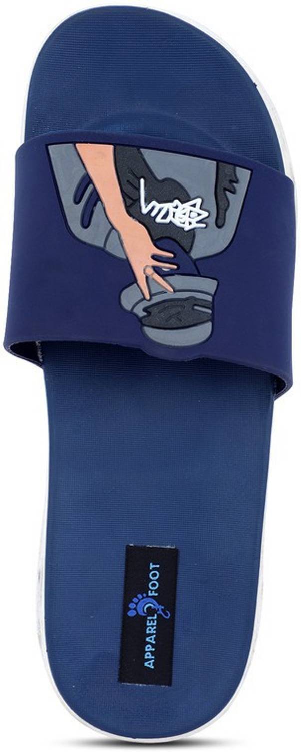 Apparel4Foot Men Men Sliders New Printed Michael Pattern Slides | Boys Casual Chappals | Home Slides| Slides Footwear for Men | Perfect Flipflops For Daily Wear Slides Slides