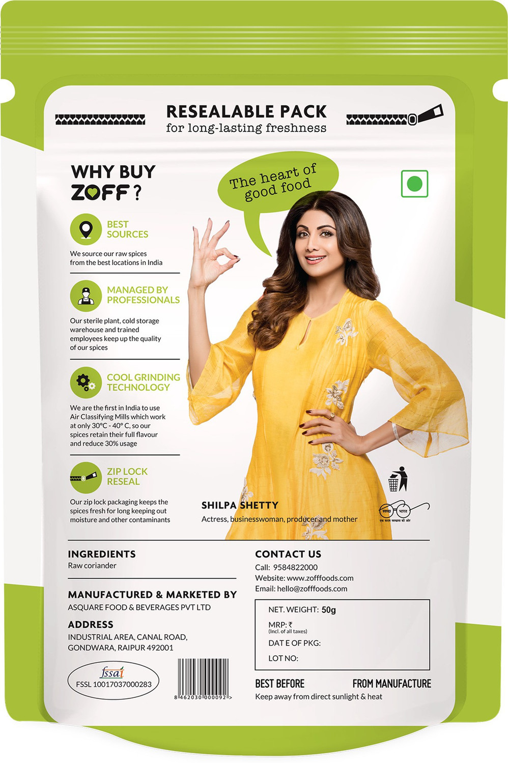 Image of zoff Coriander /Dhaniya Powder