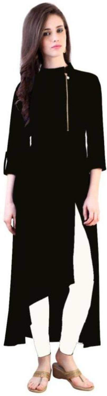 silk roots Women Solid High Low Kurta