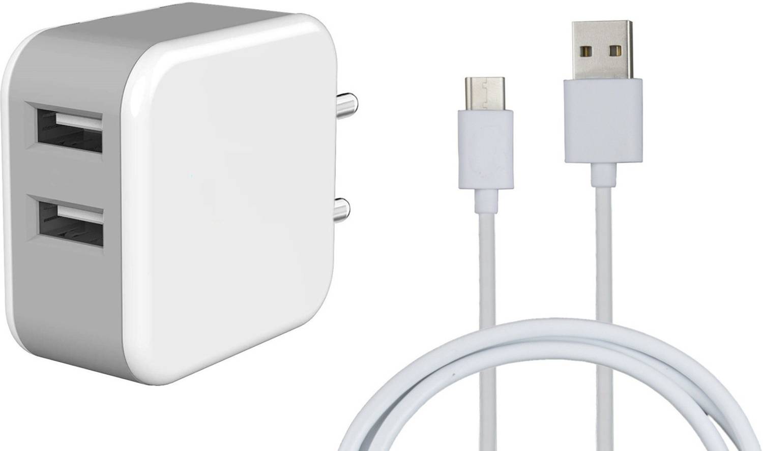 A2 Gold 12 W 3.1 A Wall Charger for Mobile with Detachable Cable