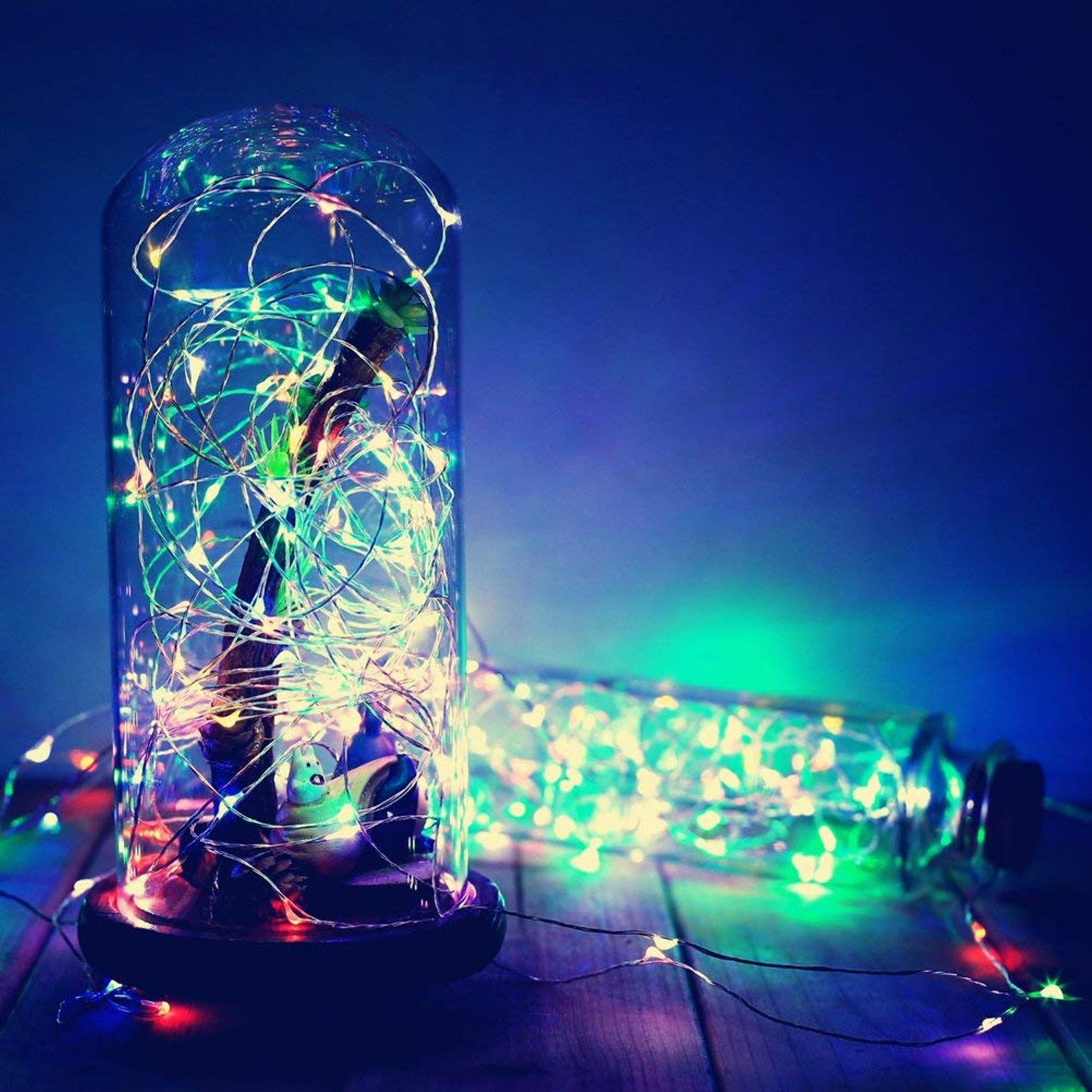 Image of MIRADH 30 LEDs 3 m Multicolor Steady String Rice Lights