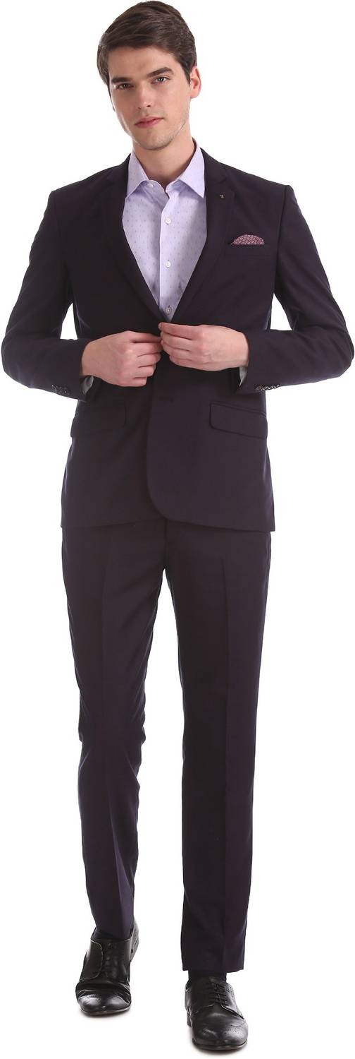 ARROW Super Slim Solid Men Suit