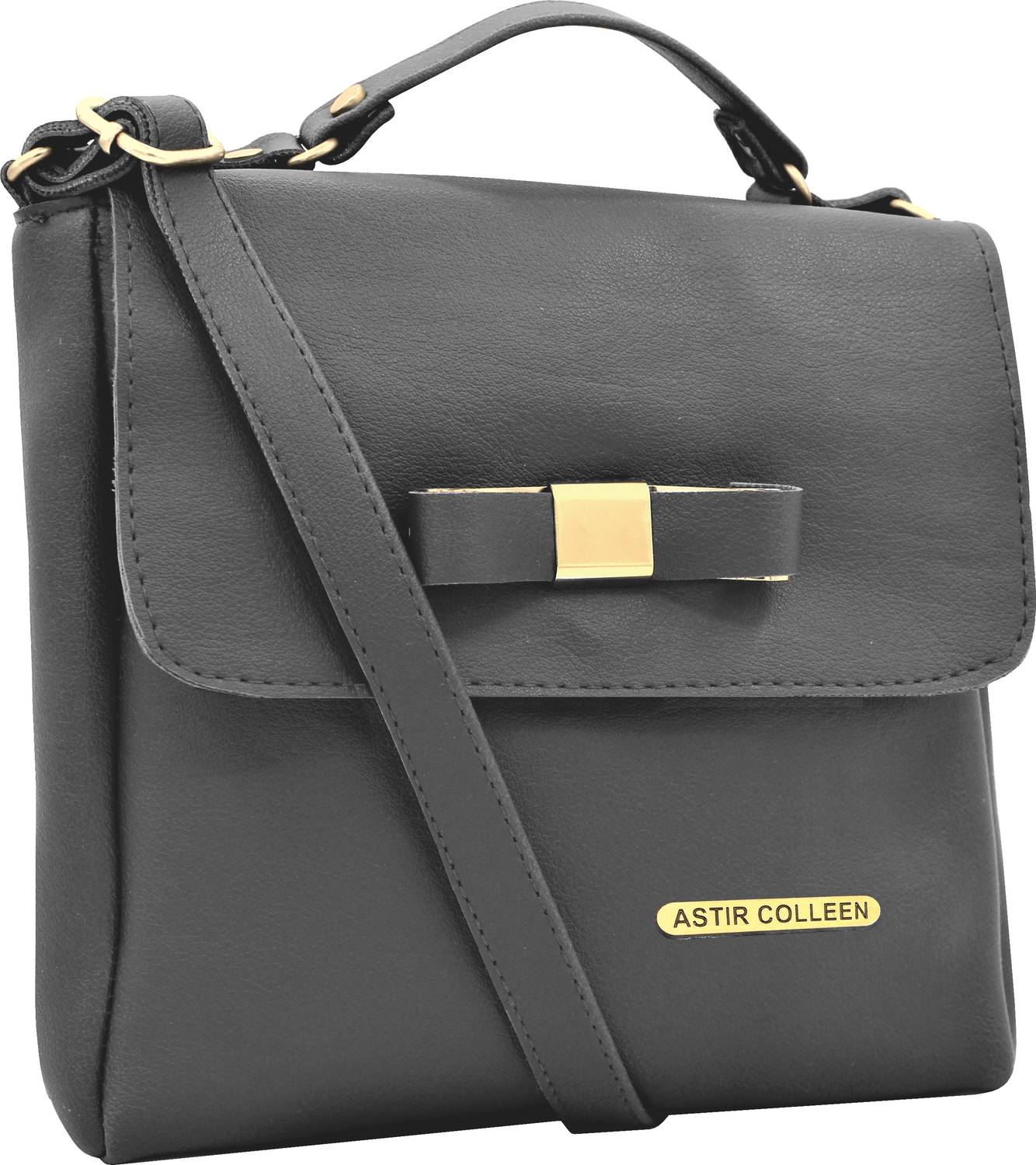 ASTIR COLLEEN Grey Sling Bag Women's & Girls' Sling Bag - Badge